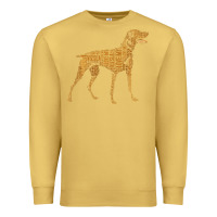 Antique Gold Vizsla Dog Owner Funny Gift I Love My Vizsla Dog Vizsla Premium Sweatshirt - minhPixels