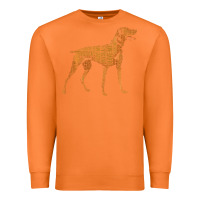 Carrot Vizsla Dog Owner Funny Gift I Love My Vizsla Dog Vizsla Premium Sweatshirt - minhPixels