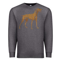 Charcoal Heather Vizsla Dog Owner Funny Gift I Love My Vizsla Dog Vizsla Premium Sweatshirt - minhPixels