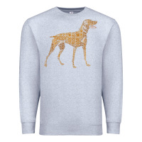 Heather Grey Vizsla Dog Owner Funny Gift I Love My Vizsla Dog Vizsla Premium Sweatshirt - minhPixels