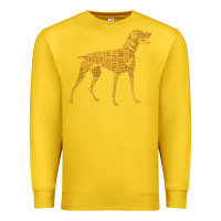 Lemon Vizsla Dog Owner Funny Gift I Love My Vizsla Dog Vizsla Premium Sweatshirt - minhPixels
