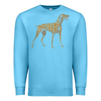 Ocean Blue Vizsla Dog Owner Funny Gift I Love My Vizsla Dog Vizsla Premium Sweatshirt - minhPixels