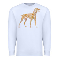 White Vizsla Dog Owner Funny Gift I Love My Vizsla Dog Vizsla Premium Sweatshirt - minhPixels