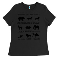 Black Anımals Of The World Ladies Tee - Bettercallsaul