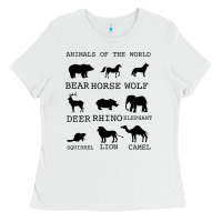 White Anımals Of The World Ladies Tee - Bettercallsaul