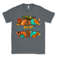 Charcoal Heather thankful grateful blessed mom pumpkin Classic Tee - NancyCooperArtShop