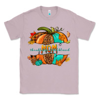 Lilac thankful grateful blessed mom pumpkin Classic Tee - NancyCooperArtShop