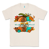 Natural thankful grateful blessed mom pumpkin Classic Tee - NancyCooperArtShop