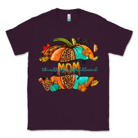 Plum thankful grateful blessed mom pumpkin Classic Tee - NancyCooperArtShop