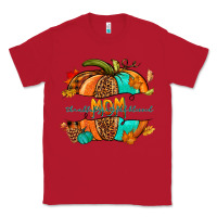 Red thankful grateful blessed mom pumpkin Classic Tee - NancyCooperArtShop