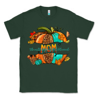 Sports Green thankful grateful blessed mom pumpkin Classic Tee - NancyCooperArtShop