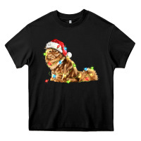 Black christmas persian cat Heavy Core Tee - LillyAllenDesigns