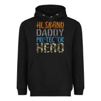 Black husband daddy protector hero Heavyweight Hoodie - Artiststas