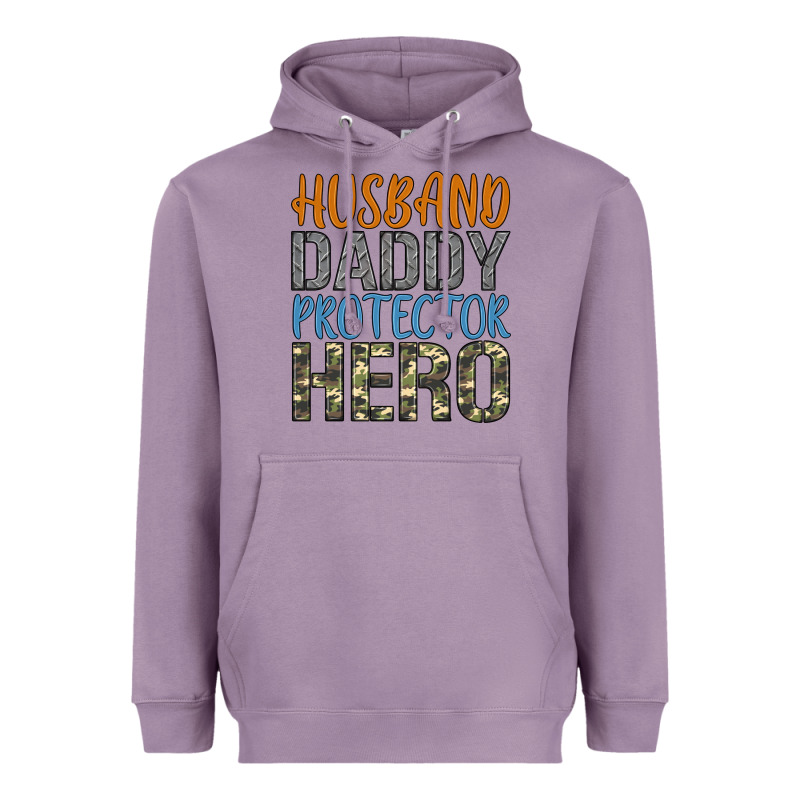 Husband Daddy Protector Hero Heavyweight Hoodie by Artiststas | Teevron