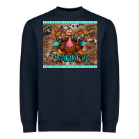 Navy thankful tumbler Heavyweight Sweatshirt - BundleAndBundleShop