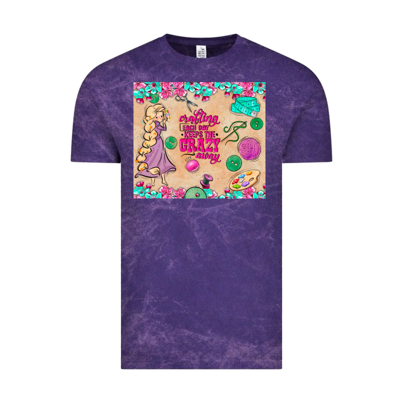 Sewing Crafting Each Day Keeps The Crazy Away Vintage Tee by TumblerDesignByShophia | Teevron