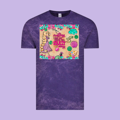 Sewing Crafting Each Day Keeps The Crazy Away Vintage Tee Designed By Tumblerdesignbyshophia