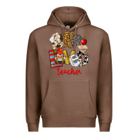 Chestnut One Loved Teacher Premium Hoodie - FaDigitalArtStudio