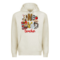 Oatmeal Heather One Loved Teacher Premium Hoodie - FaDigitalArtStudio