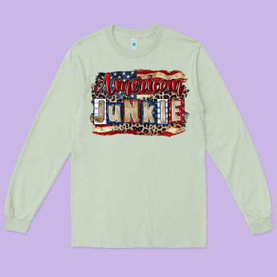 American Junkie 4th Of July Long Sleeve Tee Designed By Cowgirlartshop