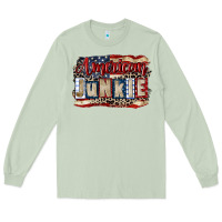 Matcha American junkie 4th of july Long Sleeve Tee - CowGirlArtShop