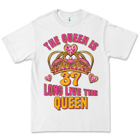 White the queen is 37 long live the queen kopya Premium Tee - Jasminsmagicworld