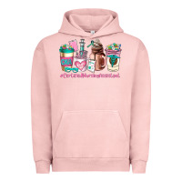 Pigment Salmon cerified nursing assistant coffee cup Urban Hoodie - AdoDesignShop