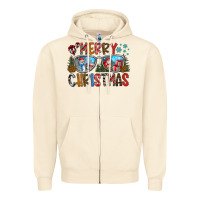 Merry Christmas Zipper Hoodie | Teevron