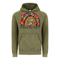 Vintage Olive cinco de mayo rainbow Vintage Hoodie - CowGirlArtShop