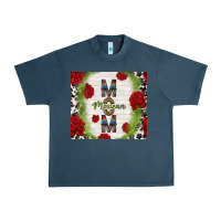 Midnight Navy mexican mom with roses Urban Heavy Tee - TumblerDesignByShophia