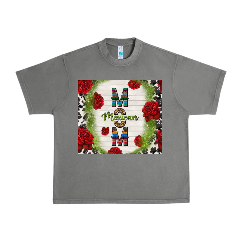 Mexican Mom With Roses Urban Heavy Tee by TumblerDesignByShophia | Teevron