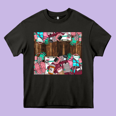 Custom Name Heavy Core Tee Designed By Lillyallendesigns