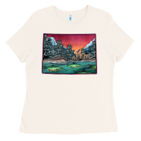 Bone Colorado Scenery Map Ladies Tee - Bettercallsaul