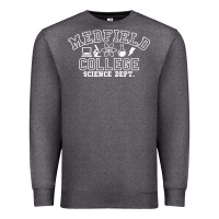 Charcoal Heather Medfield College Science Dept. Premium Sweatshirt - minhPixels