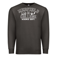 Smoke Medfield College Science Dept. Premium Sweatshirt - minhPixels
