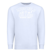 White Medfield College Science Dept. Premium Sweatshirt - minhPixels