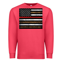 Cardinal thin red line American flag leopard Premium Sweatshirt - Artiststas
