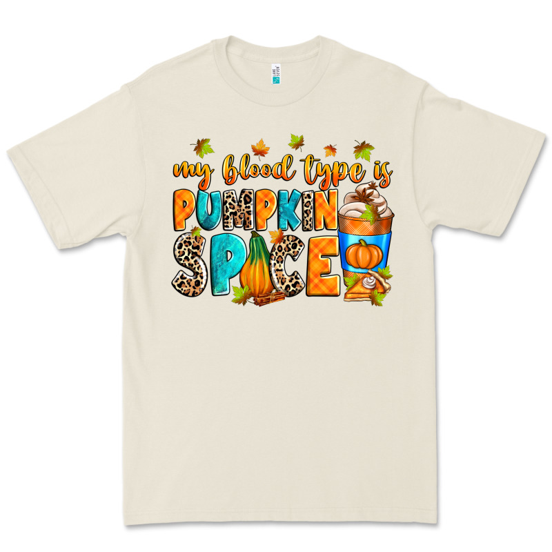 My Blood Type Is Pumpkin Spice Premium Tee by RanaPortraitStore | Teevron