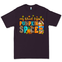 Plum My blood type is pumpkin spice Premium Tee - RanaPortraitStore