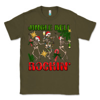 Army Green Jingle bell rockin' Classic Tee - NancyCooperArtShop