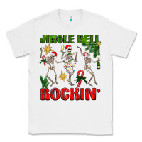 White Jingle bell rockin' Classic Tee - NancyCooperArtShop