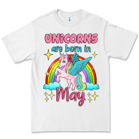 White unicorns are born in may Premium Tee - Jasminsmagicworld