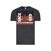 Vintage Black America back the red Vintage Tee - TumblerDesignByShophia