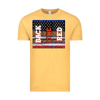 Vintage Mustard America back the red Vintage Tee - TumblerDesignByShophia