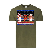 Vintage Olive America back the red Vintage Tee - TumblerDesignByShophia
