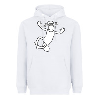 White shaun the sheep Heavyweight Hoodie - minhPixels