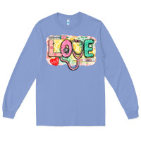 Colony Blue Love Nursing leopard Long Sleeve Tee - CowGirlArtShop