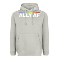 Moon Dust Ally AF Pride Rainbow Shirt  Proud LGBTQ Ally TShirt Heavyweight Hoodie - minhPixels
