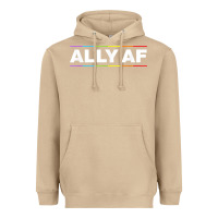 Mushroom Ally AF Pride Rainbow Shirt  Proud LGBTQ Ally TShirt Heavyweight Hoodie - minhPixels