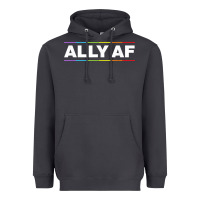 Ally Af Pride Rainbow Shirt  Proud Lgbtq Ally Tshirt Heavyweight Hoodie | Teevron
